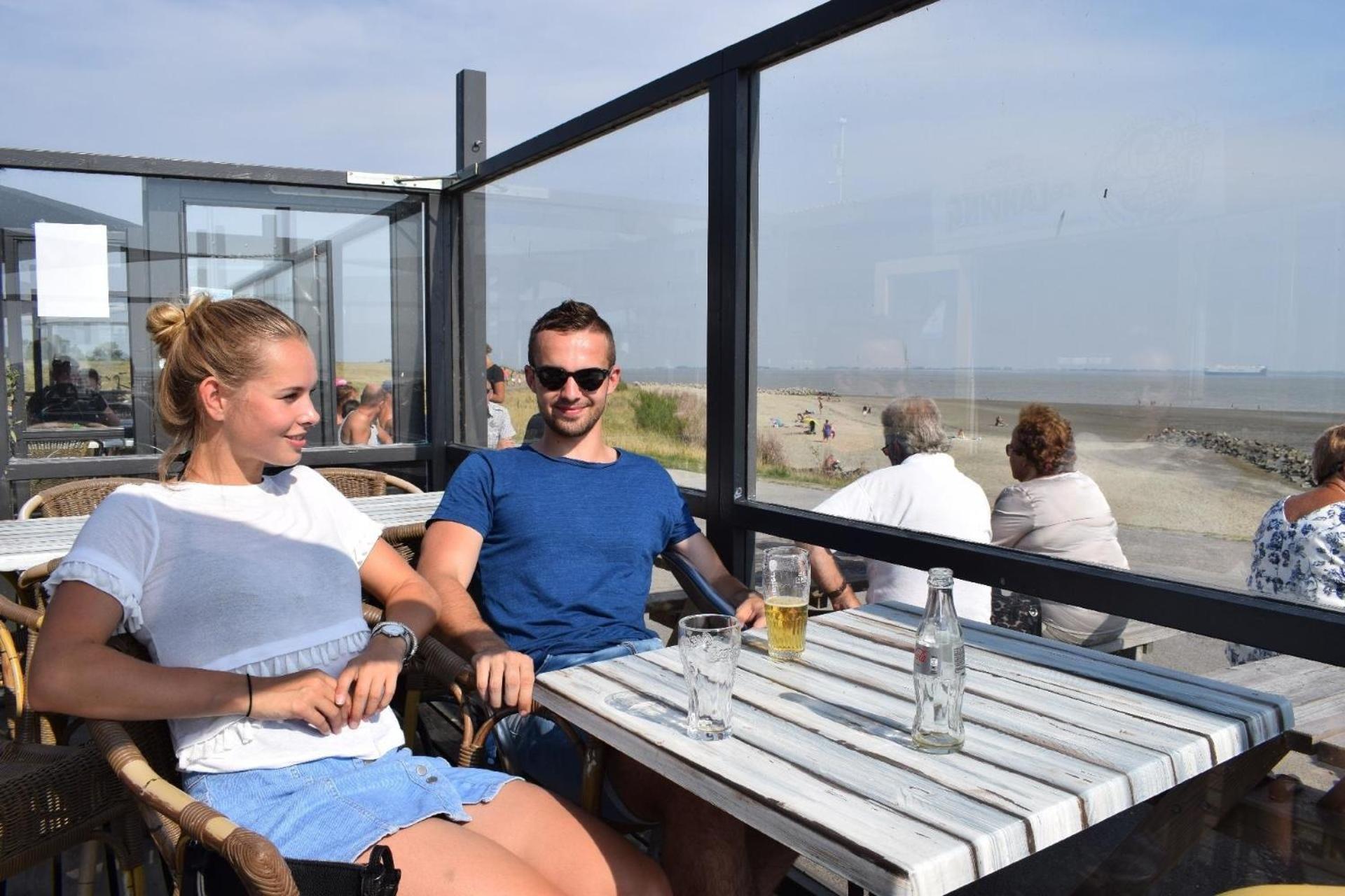 Campingplatz Scheldeoord Zeeland Neben Einem Sandstrand Baarland ภายนอก รูปภาพ